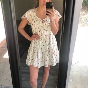 white floral Urban Outfitters dress